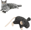 SPOT Fuzzy Mouse Freddie Cat Toy with Catnip – 3.5in Plush Mouse for Cats & Kittens, Crinkle Sound, Great for Batting, Chasing & Interactive Play – Assorted Colors by SPOT