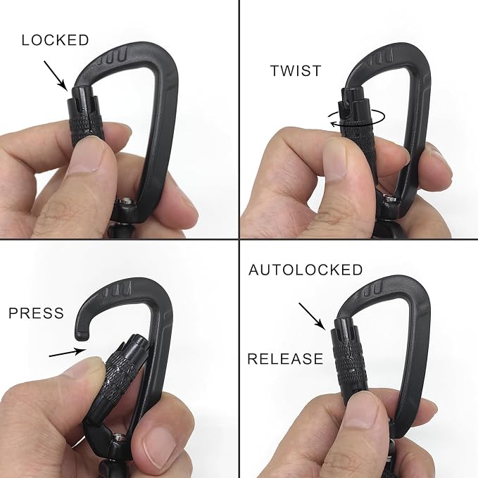 Long Dog Leash, 10ft 30ft 50 feet Heavy Duty Dog Training Leash, Aviation Aluminum Auto Locking Carabiner, Nylon Rope Long Line Check Cord Recall Lead for Yard,Playing,Camping,Brown,50FT - Image 8