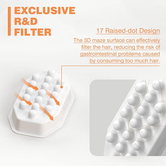 Rellaty Cat Water Fountain Stainless Steel | 8 Filters Replacement & 8 Pre-Filter Sponges - Image 3