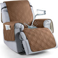 TAOCOCO 100% Waterproof Recliner Chair Covers, Non Slip Recliner Covers for Recliner Chair with Pocket, Washable Reclining Chair Cover Furniture Protector for Kids,Dogs(22'', Brown) by TAOCOCO