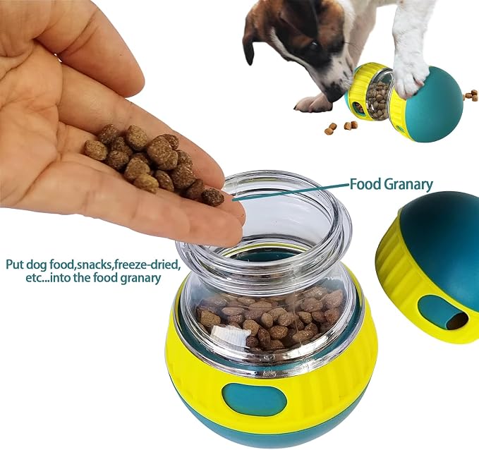 Dog Food Puzzle Toys, Adjustable Dog Treat Dispensing Dog Toys, Interactive Chase Slow Feeder for Boredom and Stimulating, IQ Training for Medium/Large Dogs - Image 4
