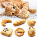 CiyvoLyeen Plush Bread Catnip Toys for Indoor Cats 6 Pack | Bread Cat Chew Toys, Boredom Relief, Interactive Play, Soft Durable Plush with Catnip, Funny Gift for Cat Lovers & Kitten by CiyvoLyeen