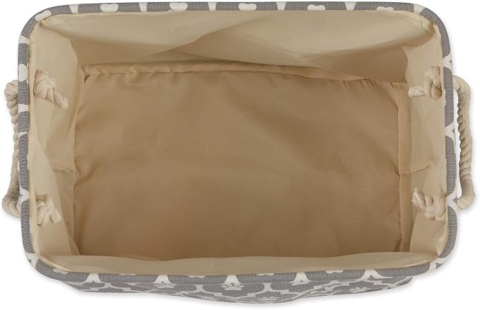 Bone Dry Pet Storage Collection Lattice Paw Print, Medium Rectangle, Gray (Pack of 2) - Image 3