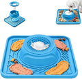 Slow Feeder Dog Bowl & Lick Mat,2-in-1 Dog Lick Bowl with Interactive Rolling Ball for Liquid and Thick Treats,Anti-Slip Dog Lick Bowl for Dogs & Cats by Unknown