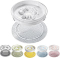Ceramic Elevated Slow Feeder Cat Bowl, Anti Vomit, Removable Dish, White | Removable Ceramic Bowl Elevated Anti Vomit Whisker-Friendly Wet & Dry Food White Glazed Finish by Trundisan