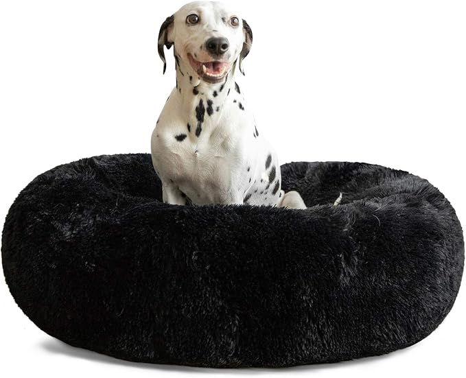 HACHIKITTY Calming Donut Cuddler Dog Bed, Indoor Puppy Beds for Large Dogs, XLarge 36'' - Image 7