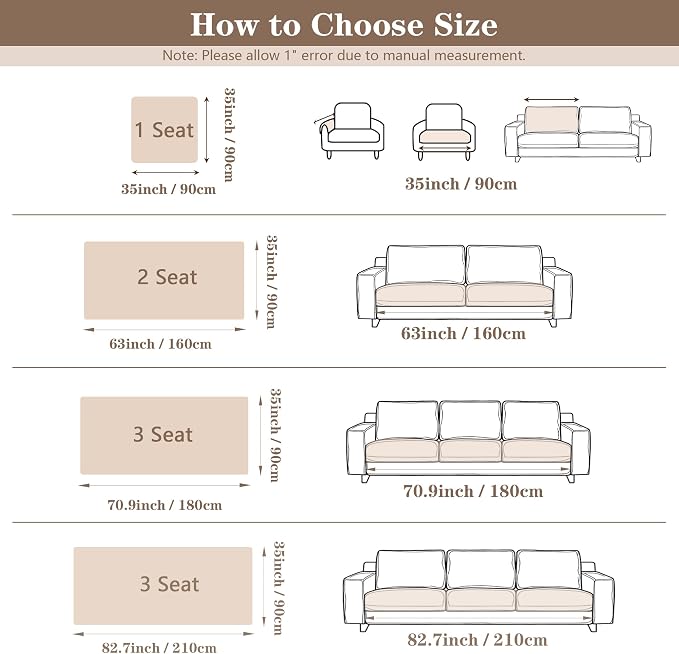 MYSKY HOME Couch Cover for Dogs, Plush Soft Sofa Cover Washable, Couch Covers for 3 Cushion Sofa Pet Friendly, Waterproof Non-Slip Durable Sofa Slipcover Furniture Protector, Moss Green, 35"x83" - Image 8
