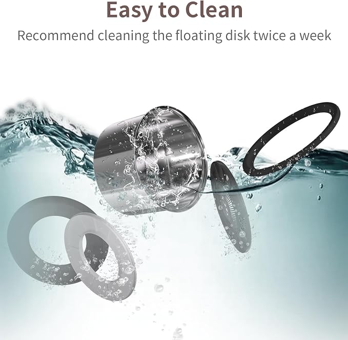 6.5L Dog Water Bowl No Spill 1.6 Gallon Stainless Steel Water Bowl with 4 Filters for Dogs 220oz Large Capacity No Splash Slow Drinking Feeder with Anti-Slip Mat for Messy Drinkers - Image 8