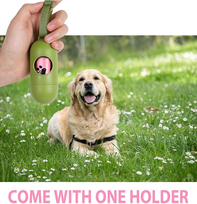 Pink Dog Poop Bags Rolls with Dispenser Leak Proof 540 Count Unscented | Strong Large 9x13 inch Waste Refill Bags for Daily Dog Walks, Cat Litter Cleanup Outdoor Travel and Multi-Pet Households - Image 5