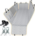 Lassie Dog Car Seat Covers for Back Seat with 2 Seat Belts, Universal Fit | Triple-Layer Waterproof Armor,Premium Visual Mesh Window,Non-Toxic Anti Slide Silicone Base,Rugged Protection,Easy Removal by Lassie