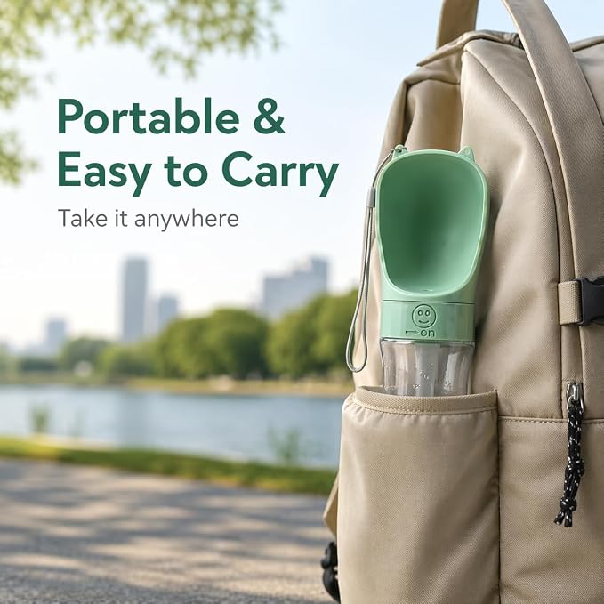 Portable Dog Water Bottle, Leak-Proof Pet Water Dispenser with Food Container, Travel Water Bottle for Dogs, Walking, Hiking & Outdoor Adventures - Image 7