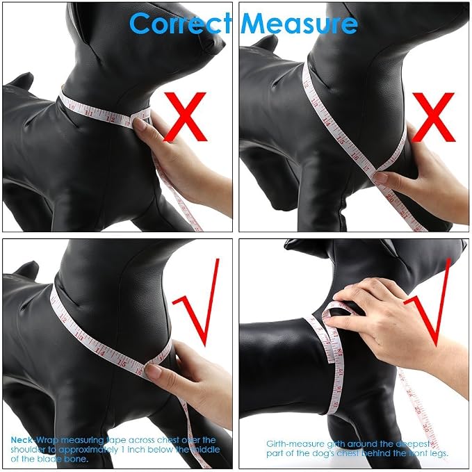Dog Harness Leash Set Adjustable Heavy Duty No Pull Halter Harnesses for Small Medium Large Breed Dogs Back Clip Anti-Twist Perfect for Walking (S(14"-20" Chest Girth), Bone) - Image 7