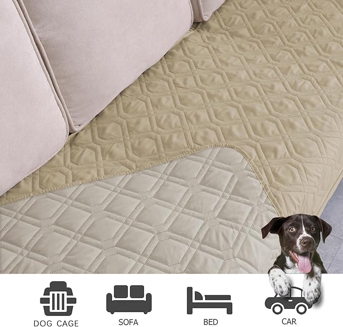 Ameritex Waterproof Dog Bed Cover Pet Blanket for Furniture Bed Couch Sofa Reversible - Image 4