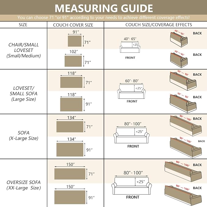 MYSKY HOME Sectional Couch Cover Blanket Living Room Furniture Protector for Pets, Farmhouse Home Decor Sofa Covers Tassel Chenielle Sofa Slipcover Soft Throw Couch for Dogs, 71" X 150", Sage Green - Image 7