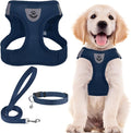 PUPTECK Dog Harness, Collar and Leash Set No Pull for Small Medium Sized | Soft Mesh Puppy Step-in Escape Proof Reflective No Choke Pet Cat Adjustable Walking Vest by PUPTECK