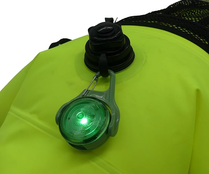 Rechargeable Safety Light | Water Reistant Bright LED Clip-On Flashing Light for Dog Walking, Running and Outdoor Activities (Green) - Image 8