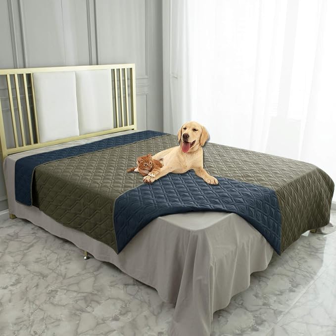 Ameritex Waterproof Dog Bed Cover Pet Blanket for Furniture Bed Couch Sofa Reversible - Image 6