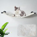 Cat Hammock Wall Mounted, Wall Mounted Cat Shelves, 35.43 x 12.99 in | Soft & Warm Fabric, Washable Replacement Cloth Wall Mounted Cat Shelves, For Large cats, For Playing, Climbing and Resting by XIFOWE