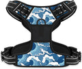 Rnivvi No Pull Dog Harness, Cute Reflective Large Sized Puppy Harness, Adjustable Soft Padded Vest for Large Dogs, Heavy Duty Pet Vest with Easy Control Handle for Walking Training, Japanese Style by Rnivvi