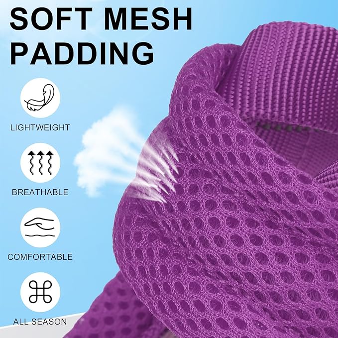 BEAUTYZOO Small Dog Harness and Leash Set, No Pull Step in Puppy Vest | Breathable Mesh with Handle, Reflective, Adjustable No Choke Escape Proof, Lightweight, Easy Control for Walking, Purple XS - Image 4