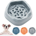 VANNON Slow Feeder Dog Bowls Non Slip Puppy Bowl Durable Dog Puzzle Feeder Bloat Stop Food Bowls for Puppy and Small Dogs, BPA Free, 2 Cups, Grey by Vannon