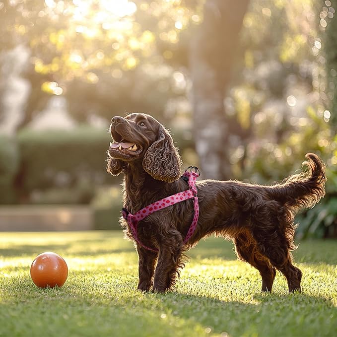 Dog Harness Leash Set Adjustable Heavy Duty No Pull Halter Harnesses for Small Medium Large Breed Dogs Back Clip Anti-Twist Perfect for Walking - Image 2