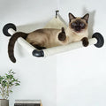 Wall Corner Cat Hammock Wall Mounted, 14.96 x 14.96 in | Wall Furniture Designed Specifically for Corners, Wall Mounted Shelves Cat Beds for Sleeping, Playing, Climbing & Resting by XIFOWE