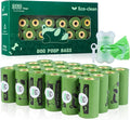 ECO-CLEAN Dog Poop Bags with 3 Bags Left Indicator - 360 Count | Extra Thick and Leak Proof Pet Waste Bags with 1 dispenser, Unscented by ECO-CLEAN