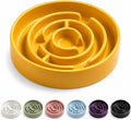 Ceramic Slow Feeder Dog Bowl, 1.5 Cup Puzzle Dish for Small Medium Dogs | Glazed ceramic maze bowl with 1.5-cup capacity for dry or wet food, sized for small and medium dogs by Unknown