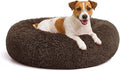 MIXJOY Orthopedic Dog Bed Comfortable Donut Cuddler Round Pet Beds Ultra Soft Washable Dog and Cat Cushion (20''/23''/27''/30'') (27'', Coffee) by MIXJOY
