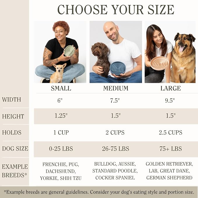 Should We Go? Slow Feeder Dog Bowls - Large Size Silicone Slow Eating Dog Bowl for Puppies & Dogs with Suction Cup -Dishwasher-Safe, Lick Mat Design, Reduces Gulping,for All Breeds,9.5”x1.5”- Ocean - Image 10