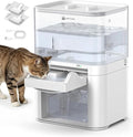 Cat Water Fountain, Wastewater Separation & No Filter Cotton, Pet Water Dispenser with 4000mAh 4L Large Capacity Tank, Wireless Automatic Water Fountains for Cats Indoor Cat Watering Supplies by Unknown