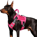 WINGOIN Pink Tactical Dog Harness for Large Dogs,No Pull Dog Harness | Heavy Duty with Handle,Adjustable Reflective,Military K9 Style,Big Size Pet Vest,for German Shepherd,for Walking Hunting by WINGOIN