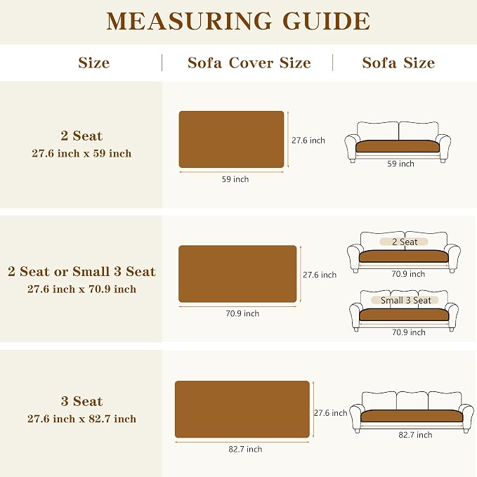 MYSKY HOME Couch Cover for Dogs, Non-Slip Sofa Cover, Light Grey, 27.6x59in | Couch Covers for Sofa, Sofa Cover for Pets Washable, Soft & Thick Sofa Slipcovers, Love Seat Couch Cover, Furniture Protector - Image 6