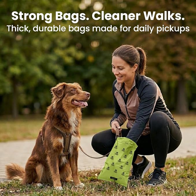 Pogi’s Dog Poop Bags – Leak-Proof & Extra Thick Pet Waste Bags (Unscented, 10 Rolls, 150-Count) - Image 3