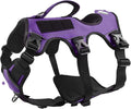 AUROTH Escape Proof No Pull Dog Harness - Soft Padded Reflective Adjustable Vest with Lift Handle - Medium Size by AurothPets