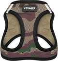 Voyager Step-in Air Dog Vest Harness - Army, Small | 14.5-16" in Chest, Reflective Bands, All Weather Breathable Air Mesh, Cats Compatible, Lightweight, Fast Drying by BestPetSuppliesLLC
