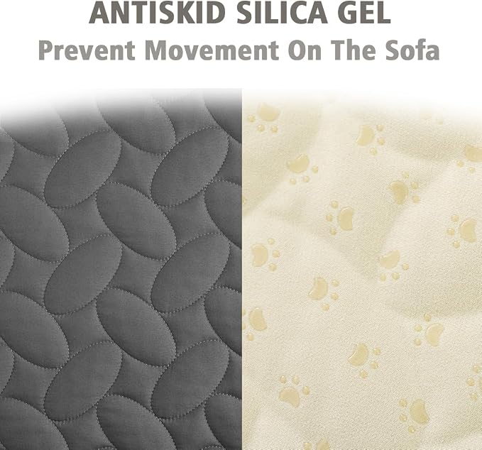Ameritex Pet Bed Cover Dog Bed Blanket for Sofa and Furniture Waterproof New Pattern Design (52x82 Inch, Dark Grey) - Image 4