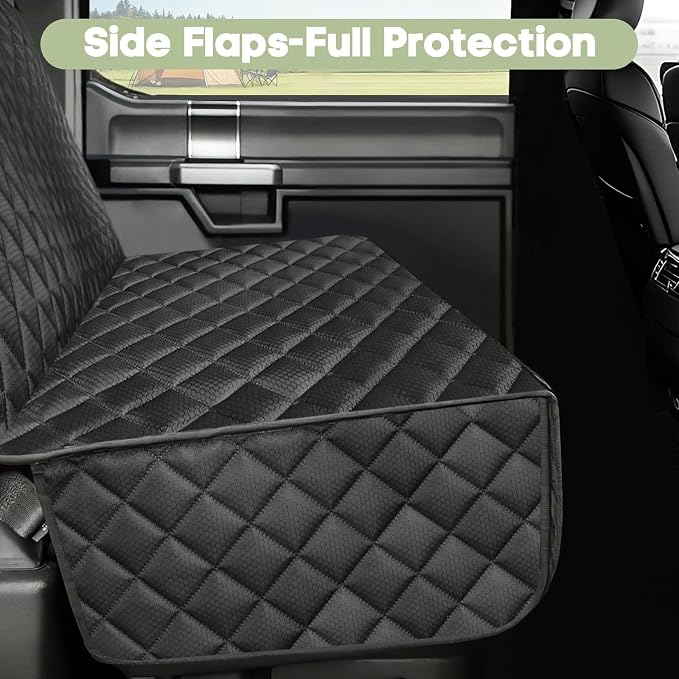 Dog Car Seat Cover for Trucks Ford F150/Chevrolet Silverado 1500 | Ram 1500/GMC Sierra 1500, Waterproof Nonslip Heavy Duty Back Seat Cover for Dogs - Image 7