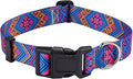 Mihqy Dog Collar for Small Dogs Puppy Cats, Orange Ethnic Style,XS | Neck Fit 7.9"-11.8", Multiple Patterns，4 Sizes for Small Medium Large Dogs, Comfortable for Walks and Outdoor Hikes by Mihqy