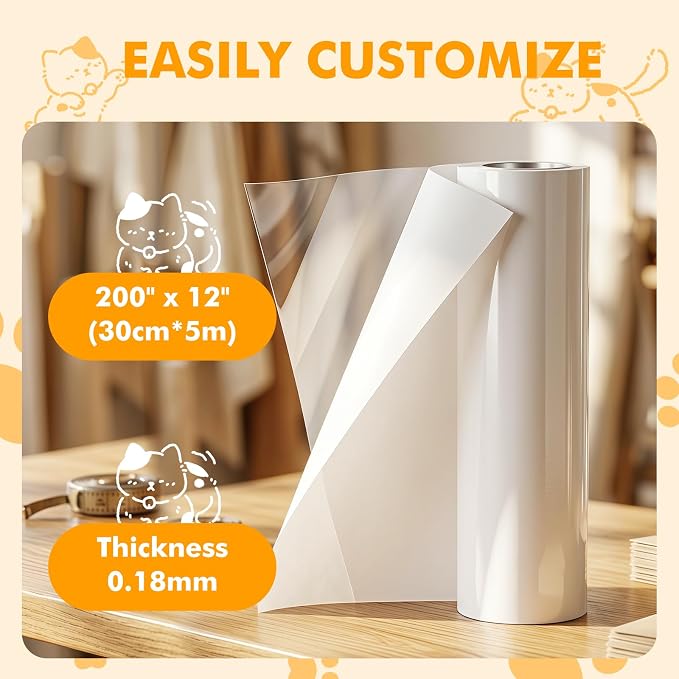 200"x12" Cat Scratch Furniture Protector, Couch Protector from Cat Claws, Heavy Duty Self-Adhesive Anti Scratch Furniture Protector for Sofa Back & Corners, Pet Furniture Guard - Image 2