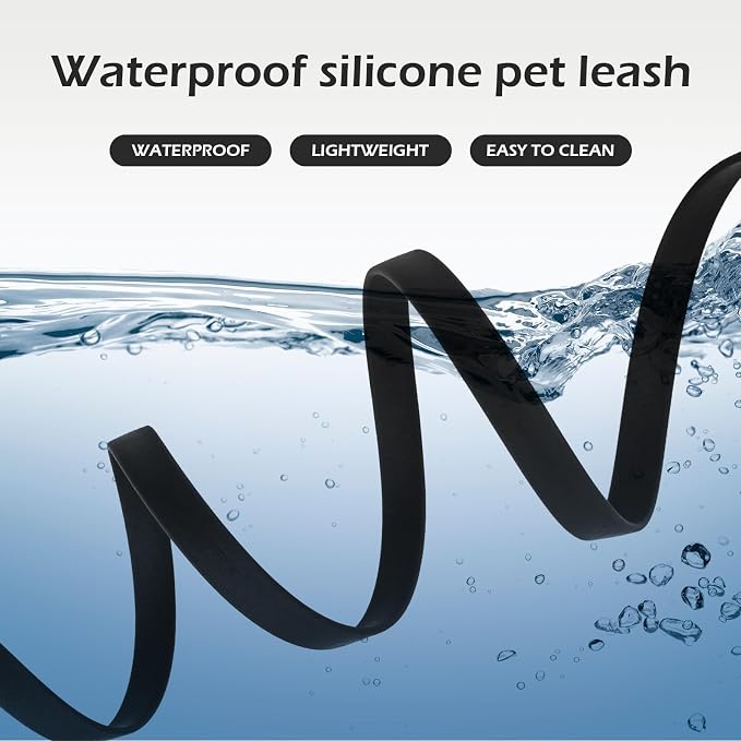 Wolfone Waterproof Dog Leash 33FT Long Line Training Lead for Dogs | Recall Leash for Dogs Heavy duty PVC coated leash with easy clean design tangle-free nylon core for outdoor training - Image 5