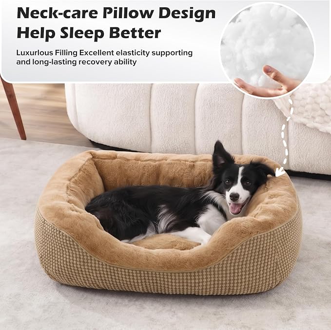 Large Dog Bed, Washable Orthopedic Warming Soft Sleeping Durable with Anti-Slip Bottom - Image 7