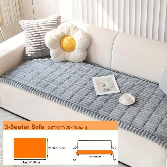 ZQFFB Couch Cover for Dogs Washable Non-Slip Pet Friendly Sofa Protector | Multiple Sizes Dog Blanket Fit Sectional Sofas & Loveseats, Prevents Pet Hair, Scratches & Stains - Image 6
