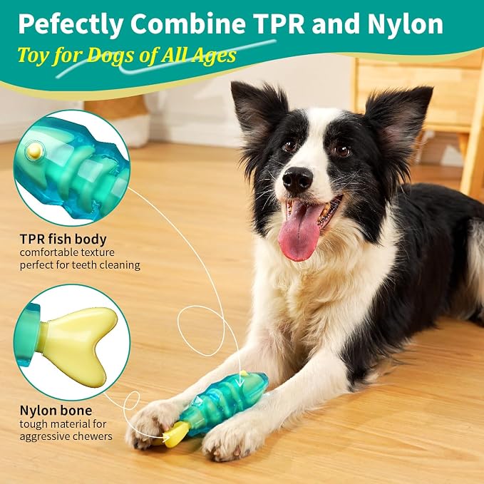 MewaJump Dog Chew Toys for Aggressive Chewers, Tough Dog Toy Medium Breeds - Image 4