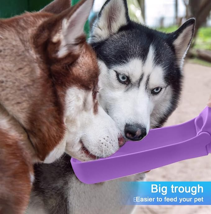 Portable Dog Small Animals Water Bottle for Walking 19 OZ or 12 OZ Pet Water Bottles for Puppy Medium Large Dogs Little Animals Water Dispenser Dog Small Animals Water Bowl - Image 6