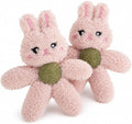 Cat Toys with Catnip Kitten Chew Bite Supplies Boredom Relief Fluffy Kitty Teeth Cleaning Chewing Cat Lovers Interactive Plush Gift (Rabbit&Rabbit) by Gavpepy