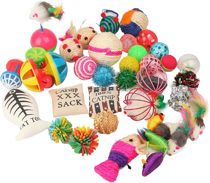 Fashion's Talk Cat Toys Variety Pack for Kitty 20 Pieces by Fashion%27s+Talk