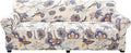 hyha Stretch Couch Covers, Sofa Cover for 3 Cushion Couch Pet Friendly | Floral Pattern, Printed, 4 Pieces, 3 Separate Cushion Sofa, Durable Anti-slip Washable Protector with Elastic Bottom for Dogs by hyha
