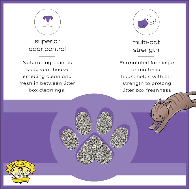 Dr. Elsey's Clean Tracks Clumping Clay Cat Litter 18 lb. Bag - Image 5